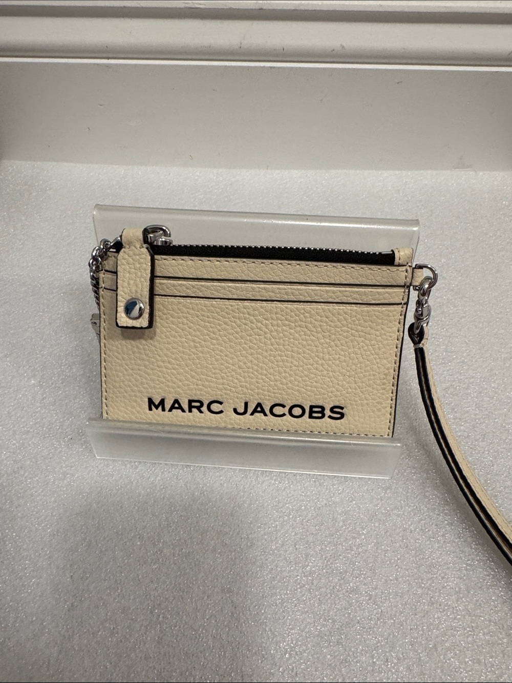 Marc Jacobs keychain wristlet card holder wallet tether